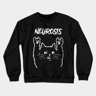 neurosis metal cat Crewneck Sweatshirt